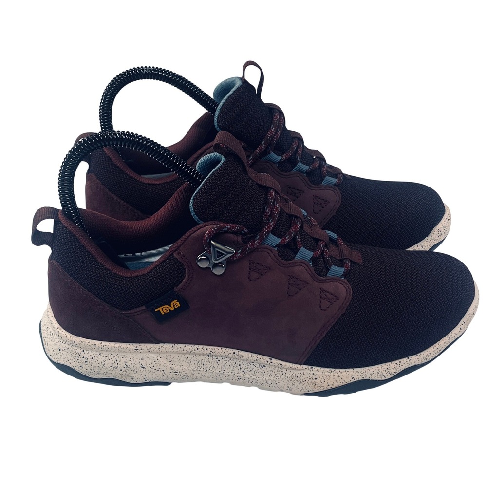 NEW Teva Arrowood Venture Trail Shoes Wmns 7 Burgundy Waterproof Hiking Sneaker